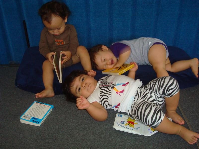Infants Learning and Playing at Children's Village Preschool